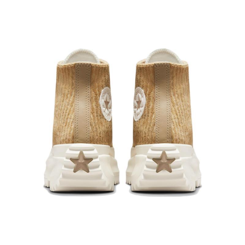 Converse Run Star Hike Модный тренд Высокие парусиновые кеды Унисекс Коричневый Желтый