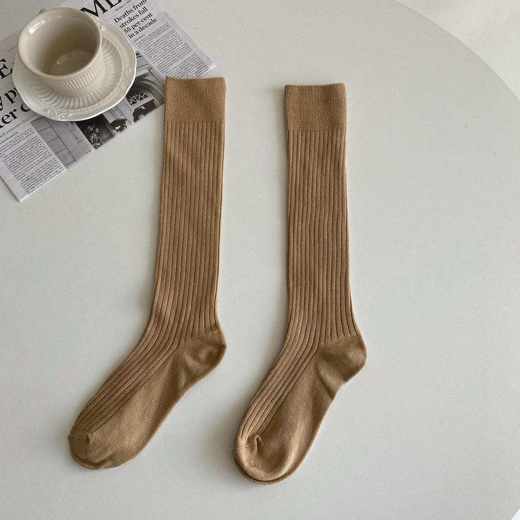 British Style Plaid Women Stockings Long Socks Japanese Style High School Students Thigh High Socks Girls Kawaii Cute Knee Socks