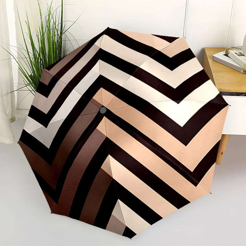 1pc Maze Pattern Automatic Opening/Closing Folding Umbrella with 8 Ribs, Portable Sunshade Umbrella Birthday and Holidays gifts yy250105120