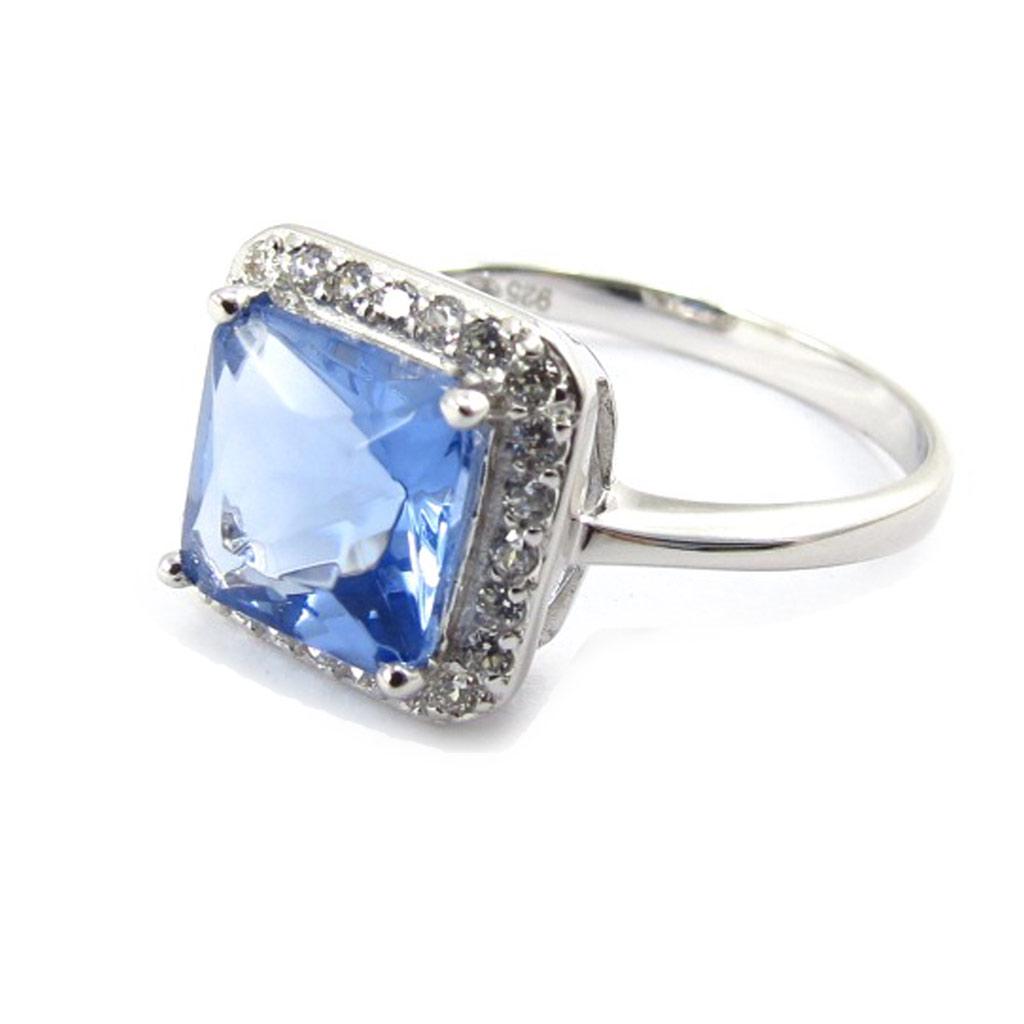 Bague Argent 'Sissi' tanzanite