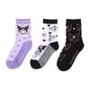 Sanrio Sanrio Kids Socks 3 Pair Set Socks Kuromi Kuromi Character 455539 SANRIO (SANRIO) 19-21cm Kuromi-chan