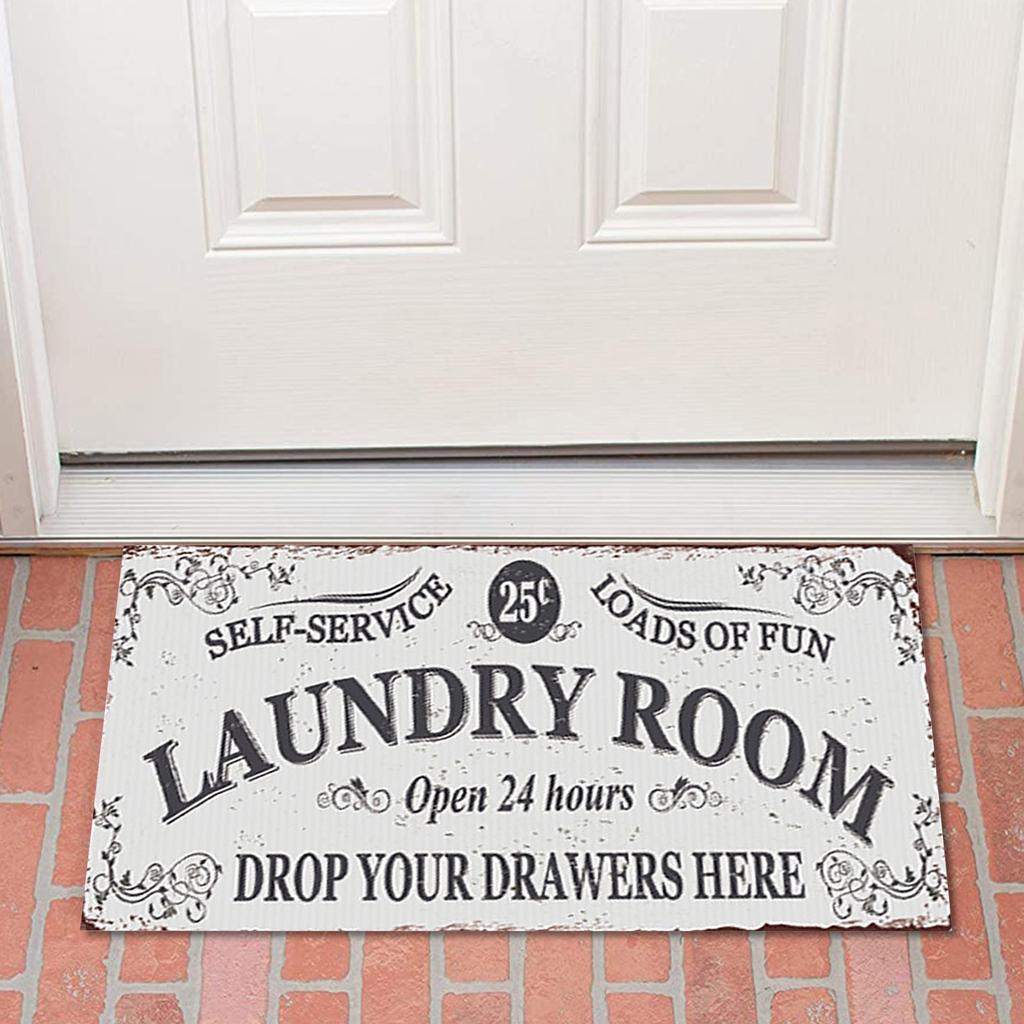 Ковер для прачечной, противоскользящие фермерские дома, кухонные коврики, декоративные аксессуары для ванной комнаты, прачечной