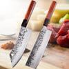 Professional Japanese Chef Knife Set Hand Forged Steel Fish Fruit Knives Butcher Meat Slicing Cleaver Kitchen Knife