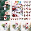 2025 Snowman Advent Calendar for Kids 24-Day Christmas Countdown Box with Acrylic Ornaments Multifunctional Holiday Decoration