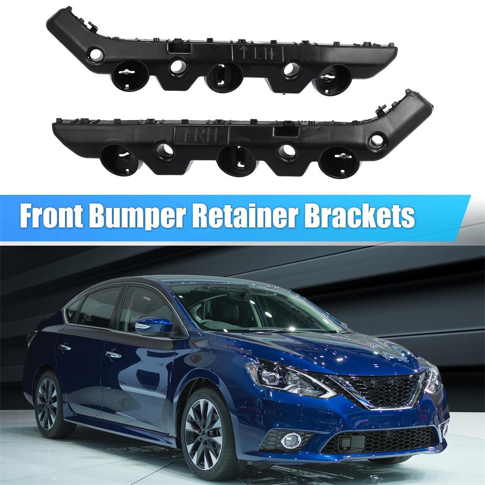 2Pcs Left & Right Front Bumper Bracket Set For Nissan Sentra 2016 2017 2018 2019