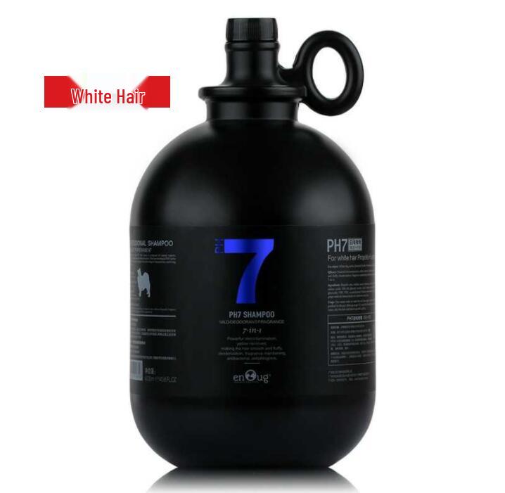 Yinuo pH7 4L Shower Gel for Dogs & Cats - Softening Shampoo for White, Red, Brown Coats