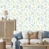 Painted Spring Plants Wallpaper for Living Room and Bedroom 50x1000