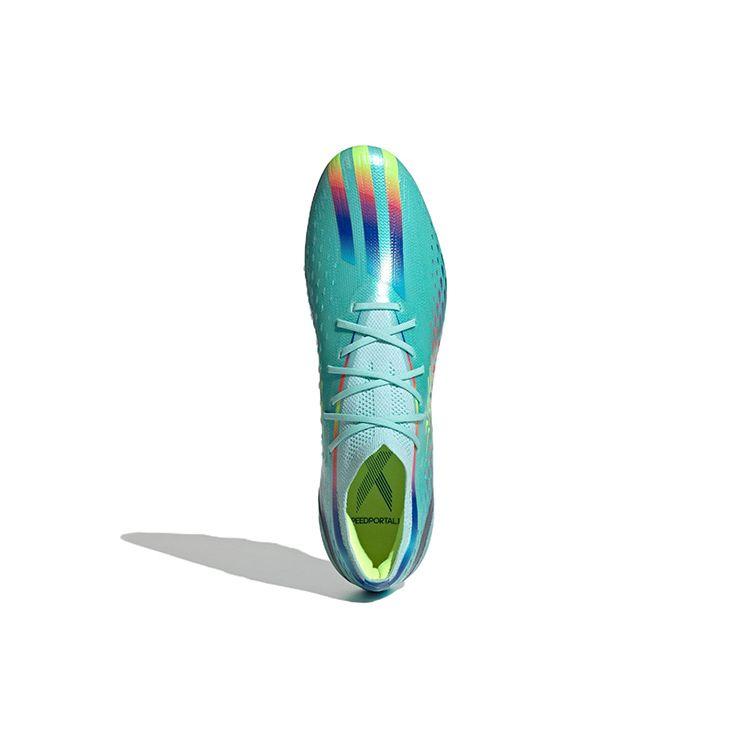 Adidas X Speed Portal.1 Круглый носок Шнуровка AG (Резиновые короткие шипы) Ткань искусственной травы Нескользящие Износостойкие Футбольные бутсы Мужские Футбольные бутсы GW8435