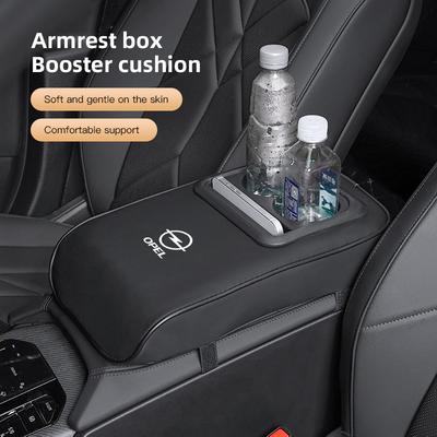 Fxdj4 Автомобильный подлокотник Мягкая кожаная накладка с подстаканником Для Astra Grandland Corsa Mokka Frontera Insignia Vivaro Karl Adam