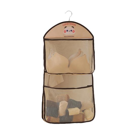 Органайзер для шкафа большой вместимости, сетка для хранения с крючком, дышащий, подвесной