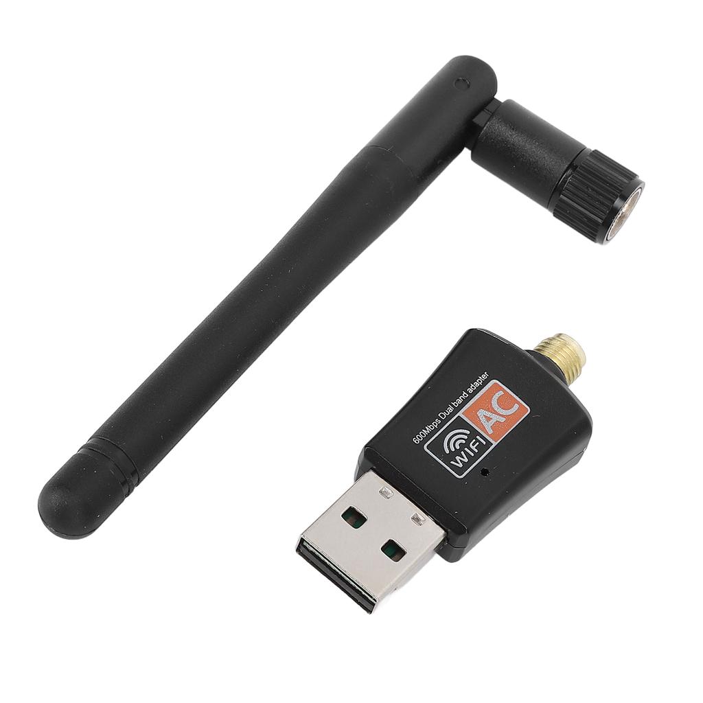 USB WiFi адаптер 600 Мбит/с скорость 2.4G 5G двухдиапазонный беспроводной сетевой адаптер для настольного ПК ноутбука