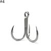 Saltwater Lure Fishing Accessories Triple Anchor Hooks Sea Trolling 4X Treble Hook Fishhooks