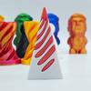 1 шт. Детская 3D-печатная игрушка-непоседа в виде спирального конуса, Невозможная пирамида, Сквозная скульптура, Антистресс, Снятие тревоги, Игрушка для взрослых
