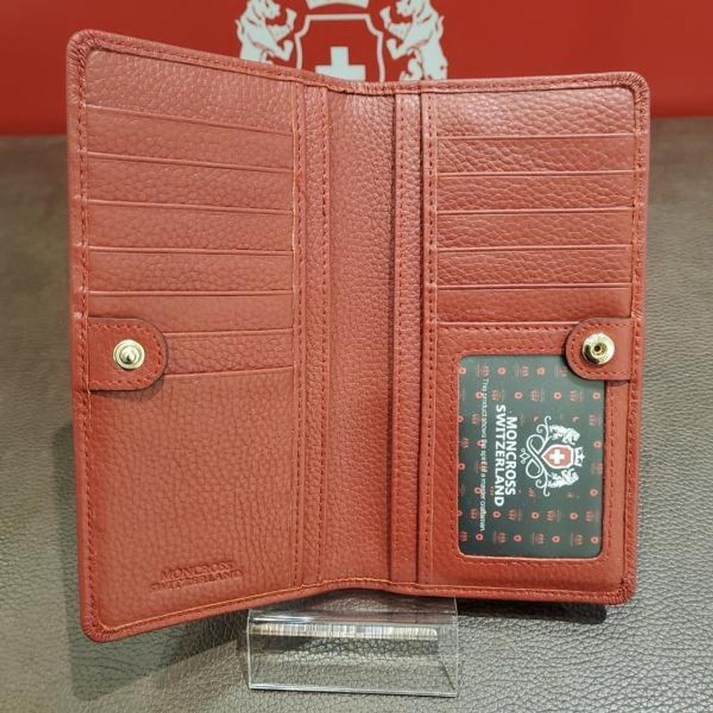 moncross AW8055 slim cowhide card wallet
