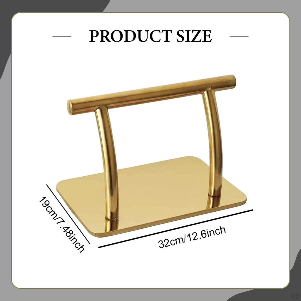 Салонное кресло подставка для ног нержавеющая сталь прочная профессиональная напольная подставка для ног золото для красоты