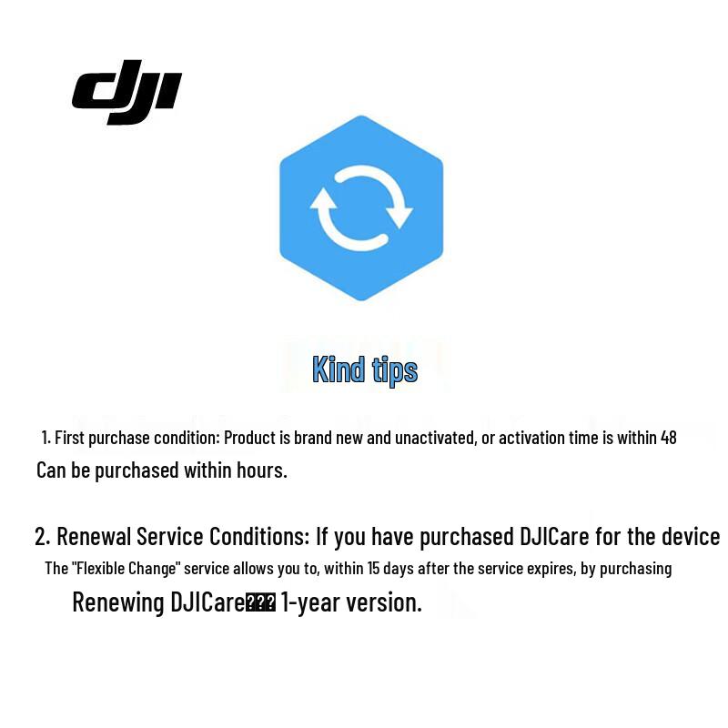DJI Care Refresh 1-Year Plan for Air 3S (CN version)