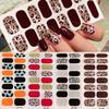 Full Cover Nail Patch Semi Cured Nail Art Stickers New Gel Nail Polish Strips  DIY Nail Art Making