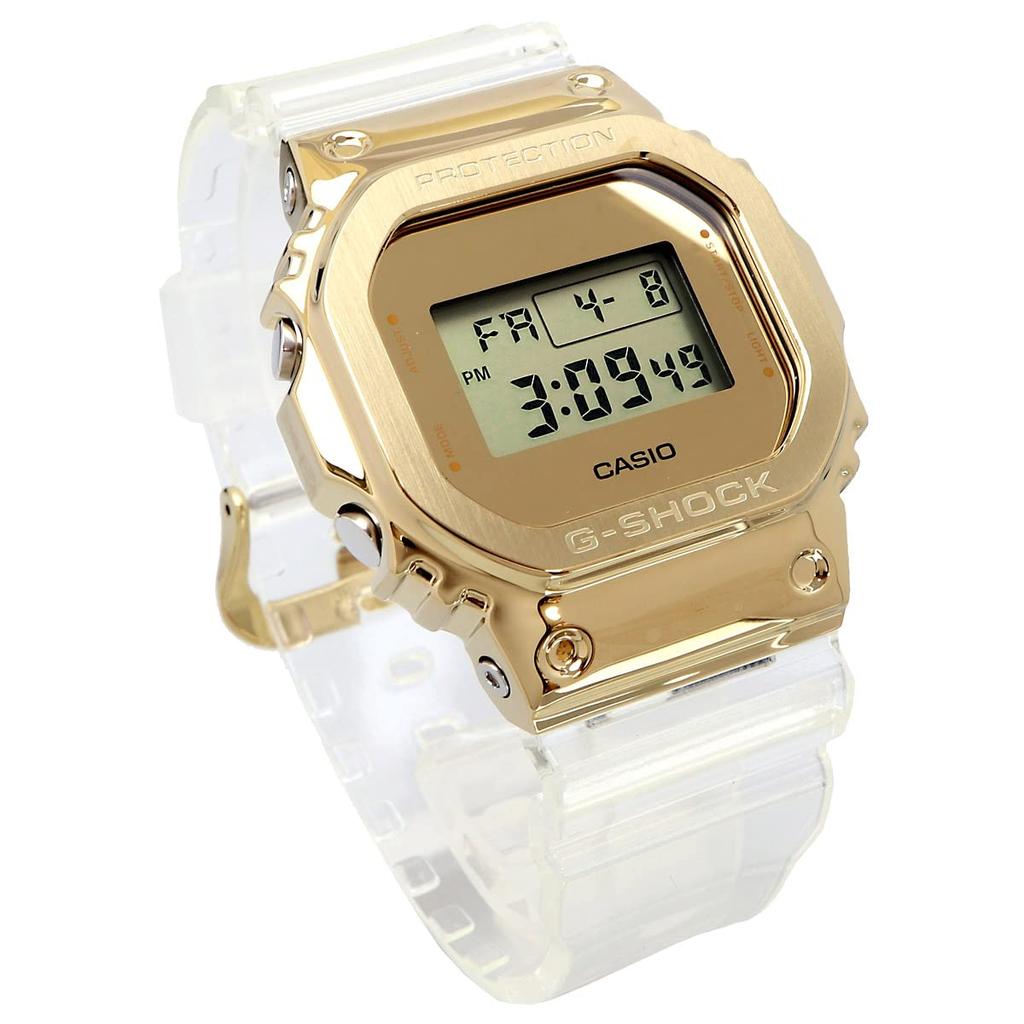 Часы CASIO с металлическим покрытием Gold x Clear Band Overseas Model [Casio] G-SHOCK GM-5600SG-9 Men's [Товар]