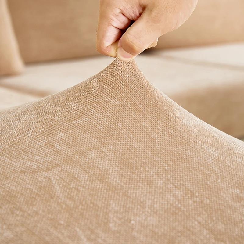Chenille Sofa Seat Cushion Cover Stretch Adjustable Removable Slipcover Sofa Cover Sofa Slipcovers Protector for Pets Kids