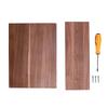 Wooden Magnetic Cutter Holder Stand Universal Double Sided Block for Kitchen Counter Display