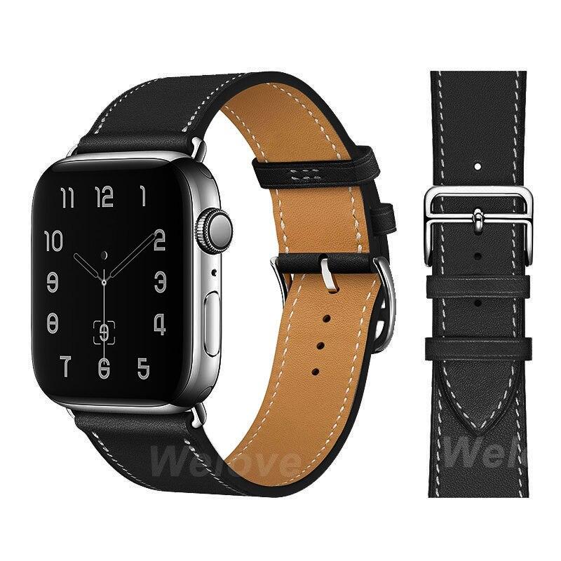 Красочная петля из искусственной кожи для Apple Watch iWatch Ultra series 7 6 se 5 4 8, спортивный браслет 49 мм, 45 мм, 41 мм, 42, 38, ремешок для iwatch, 40 мм, 44 мм