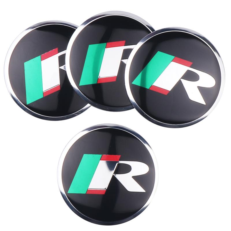 4pcs 56/60mm Car Wheel Center Cover Badge Sticker Hub Cap Replacement For Skoda S Fabia 2 Superb 2 Octavia Karoq VII VRS Scala EC6