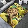 Brazil National Football Team Carpet Rug for Living Room Bedroom Home Sofa Decoration,Kids play Non-slip Floor Mat