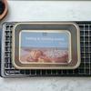 BAKING TRAY RECTANGULAR CAKE TRAY 34x24x5.5 cm GOLD