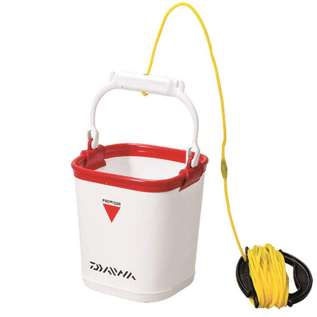 Daiwa Provisor Super Water Bucket G19CM(D) White/Red