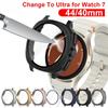 Change To Ultra Glass Case Shell for Samsung Galaxy Watch 7 44mm 40mm PC Case Screen Protector Upgrade for Samsung Galaxy Watch 7 44/40mm