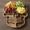 Halloween Charcuterie Board Wooden Serving Tray with Spooky Theme Cheese Appetizer Platter for Parties Unique Gift for Food Lovers