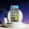 Архитектурный пейзаж Барселоны Чехол для телефона Samsung Galaxy A73, A72, A71, A70, A53, A52, A51, Другие Мягкий черный чехол