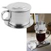 Stainless Steel Coffee Pot Coffee Maker Vietnamese Drip Filter Silver Home Tool
