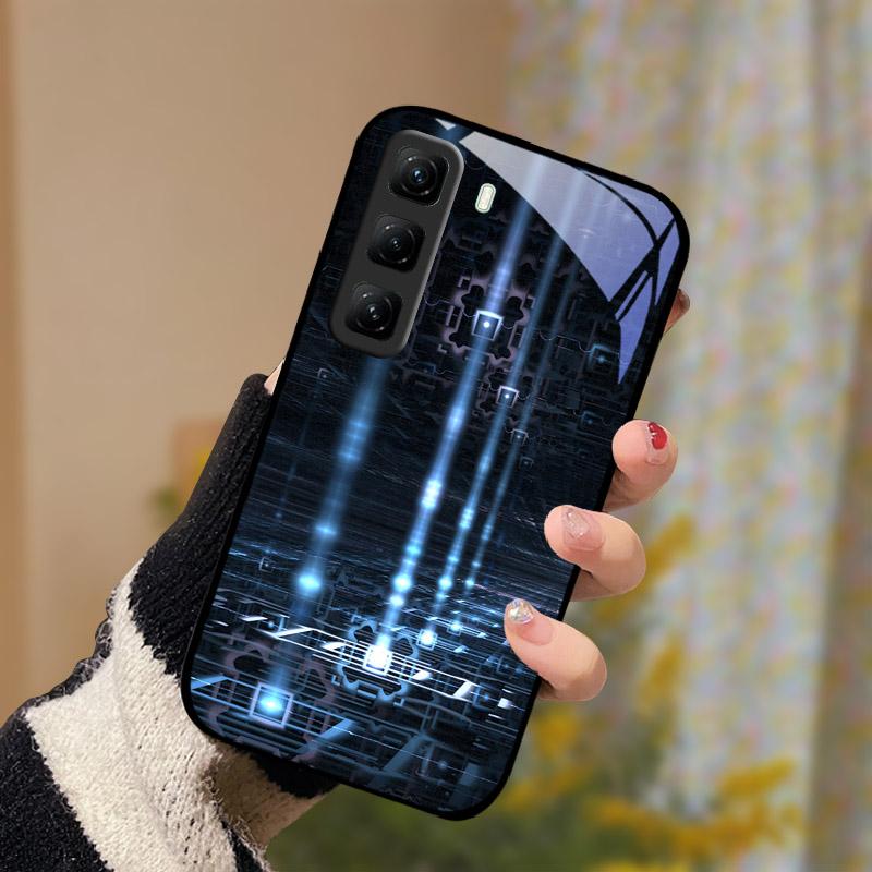 Для Infinix Hot 60 Pro Plus 60i Чехол Закаленное Стекло Чехол для Телефона Защита Камеры Защитный Чехол Для Infinix Hot60 Pro 60Pro Capa