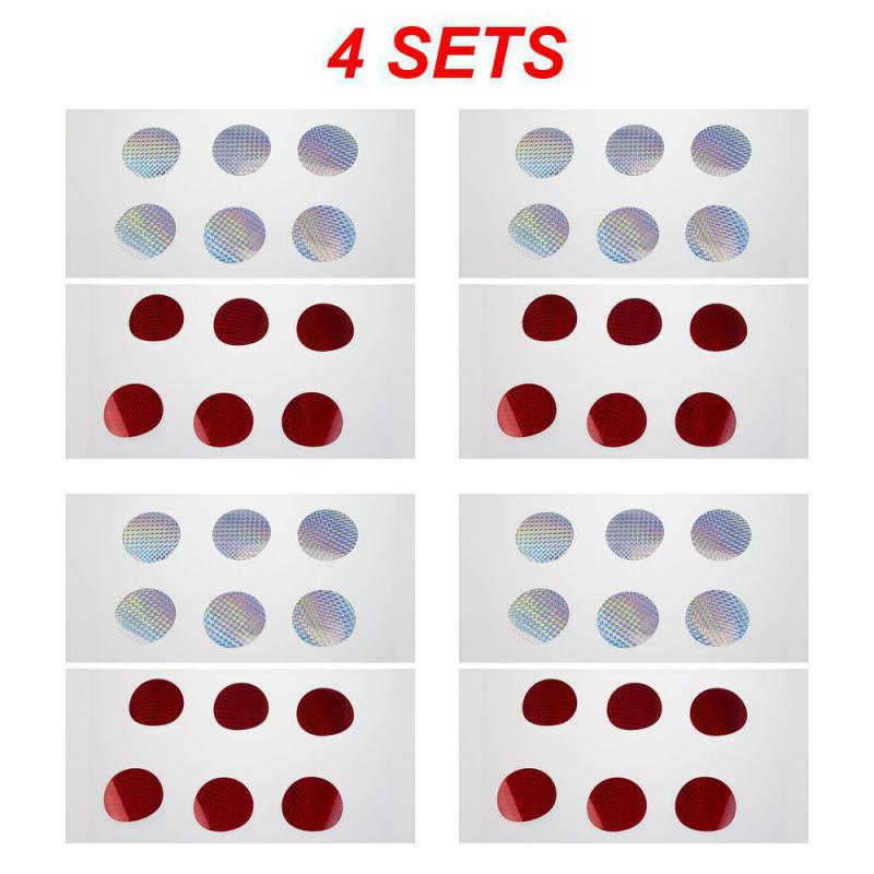 2/4/6 комплектов отпугивающих птиц эффективных палочек для садовых голубей, полезных домашних аксессуаров, лазерной пленки, оконного клея