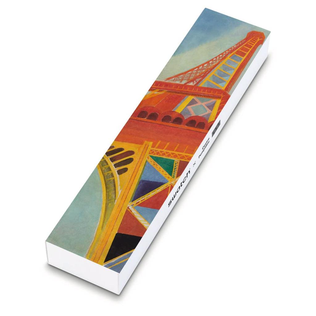Часы Swatch EIFFEL BY ROBERT DELAUNAY Gent GZ357 Blue [Swatch] TOWER,