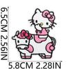 Anime Kitten Embroidery Cloth Sticker Cute Classic Animated Cat Patch Sticker Clothes Dress Up Big Face Cat Embroidery Label