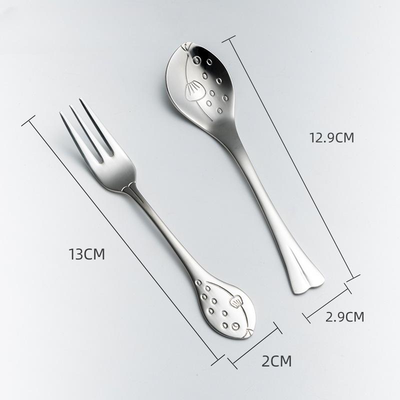 HANYANG Новая креативная милая ложка в виде дельфина, кофейная ложка из нержавеющей стали 304, нож и вилка, ослепительная цветная ложка для перемешивания