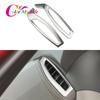 Stainless Steel Interior Car Air Conditioning Vent Outlet Cover Trim Sticker for Toyota C-HR CHR 2016-2022