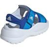 adidas Текстильные сандалии Mehana Удобные Нескользящие Прочные Низкие Детские сандалии Синие JP5828