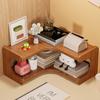 Desktop Storage Rack Sundries Organizer Multi-layer Design Large Capacity Multifunction Book Corner Storage Holder