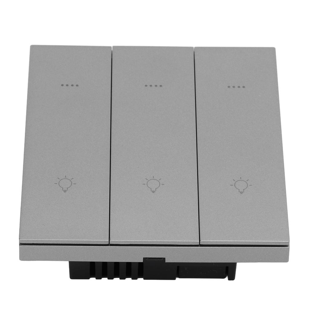 Умный выключатель света для беспроводного голосового управления по протоколу ZigBee, 3 открытых элемента управления, интеллектуальное количество