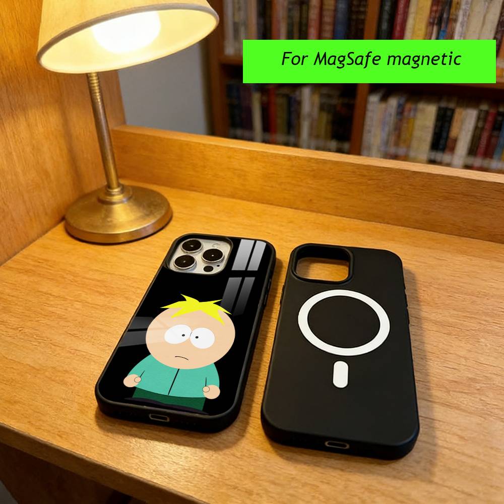 Animated Humor S-South Park Phone Case For iPhone17,16,15,14,13,12,11 Plus,Pro Magnetic with Magsafe Wireless Charging