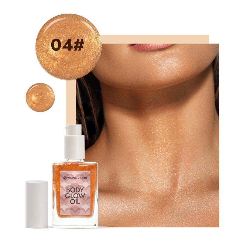 Жидкий хайлайтер Масляный контурный хайлайтер для лица Хайлайтер для всего тела Пляжный сексуальный контурный водостойкий хайлайтер для тела