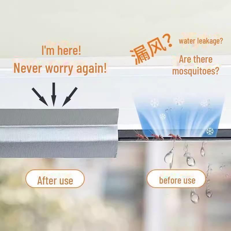 Толстая ветрозащитная лента для герметизации оконных и дверных щелей