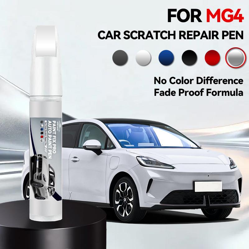 For MG Motor MG 4 Electric 2022-2025 X100 Paint Repair Pen Touch Up Scratch Remover DIY Auto Accessories Black White Gray Silver