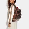 COACH Court Signature Coated Canvas With Refined Pebbled Leather Backpack Large Women's Brown & Black CC429-IMOSN