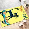 pete the cat Polyester Carpet, Soft Indoor Mat for Office Chair, Living Room, Computer Desk - Decorative Home Office Rug Design
