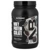 Whey Protein Isolate, Cookies & Cream, 2 Lb (907 G)