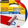 Ruban adhésif détachable - Scotch - 50 mm x 7 m - Noir - Mixte - Tapis